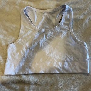Misguided white rasor back tank